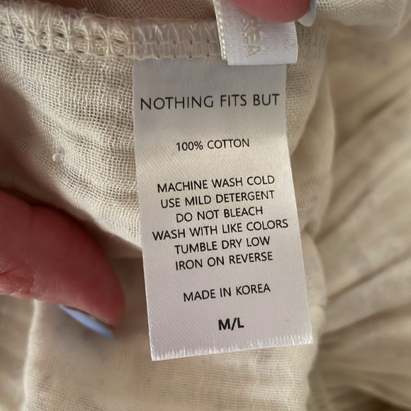 Breezy cotton maternity dress - Picture 5 of 5